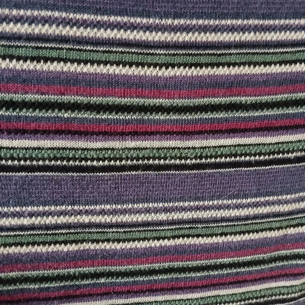 Embassy Row Women's Size S Vintage Maxi Dress Front Slit Sleeveless Striped Knit